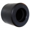 Ролики из полиамида ПА6, цвет черный, подвилочные, для гидравлических тележек, без подшипника (РА 80/70)